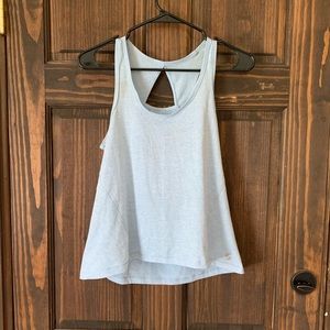Baby blue workout tank size small
